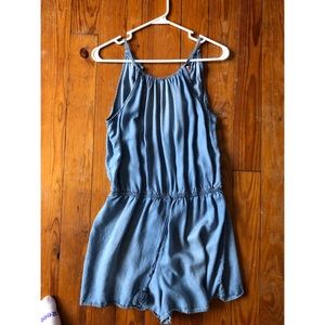 Denim romper